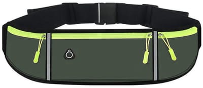 Waterdichte Heuptas I Running Belt I Met Telefoonhouder I Met Smartphonehouder I Reflecterend I Hardlooptas I Verstelbare Taille 60-120 cm I Grijs
