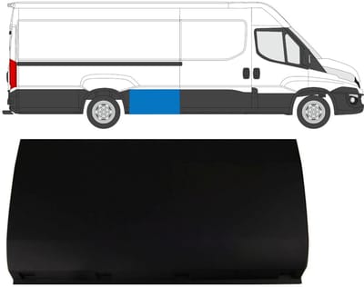 Achterste zijlijst sierlijst voor Iveco Daily 2014-2019 / Rechts