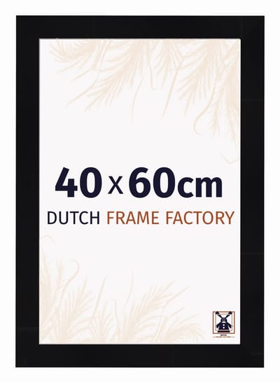 Fotolijst 40x60 cm - MDF - Zwart Hoogglans - Praag