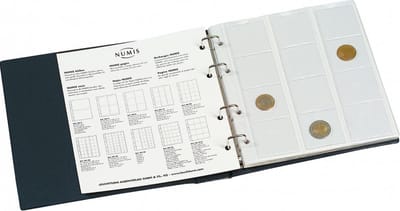 Numis muntalbum groen
