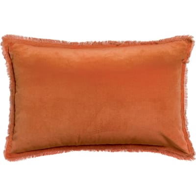 VIVARAISE - Effen kussen Fara Amber 40 x 65