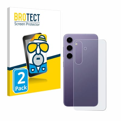 BROTECT - Screenprotector voor Samsung Galaxy S24 Enterprise Edition (Achterkant) - Folie Beschermfolie matte 2 Stuks