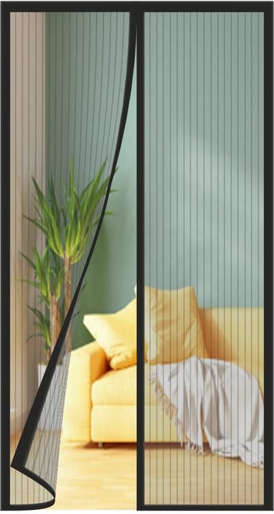 Unyqoos® Magnetisch Vliegengordijn Voor Balkon-, Kelder- en Terrasdeuren Zonder Boren, Verschillende Maten Verkrijgbaar