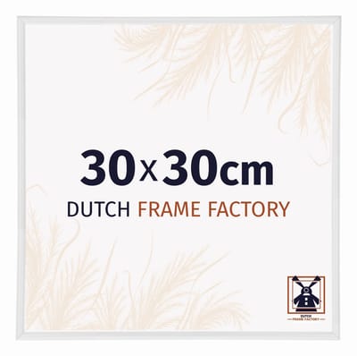 Fotolijst 30x30 cm - Kunststof - Wit Hoogglans - Angers