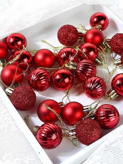 Kerstballen rond 94 stuks | Kerstbal in verschillende maten