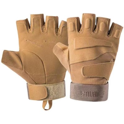 Black Hawk Tactische Handschoenen Halve Vinger Slijtvast Schokabsorberend Motorrijden Open Vinger Handschoenen Heren Motorfiets Antislip Kamperen Buiten XL
