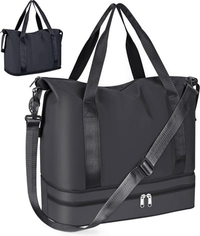 Handbagage tas Weekendtas zwemtas waterdichte Reistas plunjezak Fitnesstas Trainingstas dames voor op reis sportschool,