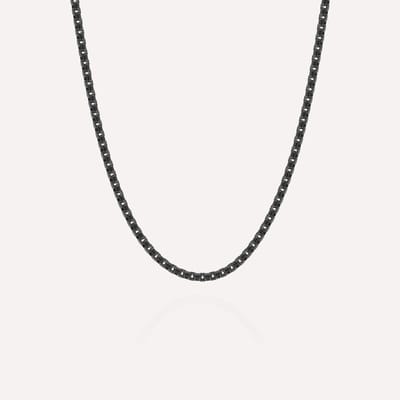 STEEL & BARNETT - Ketting Heren - Boxed - Zwart - Verstelbaar