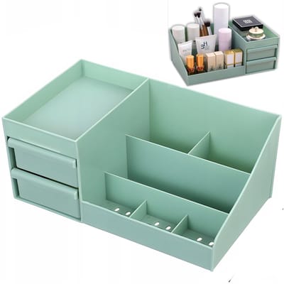 Dailygoods- Make-up Organizer Draaibaar - Cosmetica Koffer - Make-up Organizer Lades - Transparant - Duurzaam - Eenvoudig te Reinigen