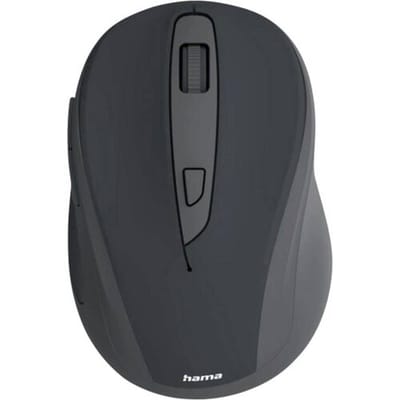 Hama WM-400 - Optische draadloze muis - 6 knoppen - 2.4 GHz RF - Stil - Zwart