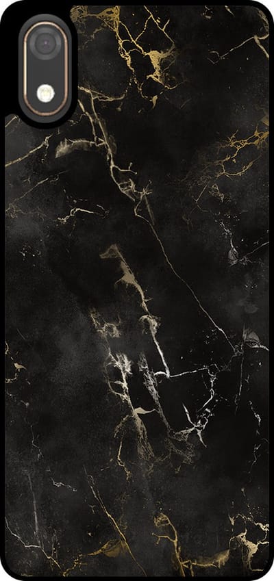 Smartphonica Telefoonhoesje Geschikt voor Huawei Y5 (2019) met marmer opdruk - TPU backcover case black marble design - Zwart geschikt voor Huawei Y5 (2019)