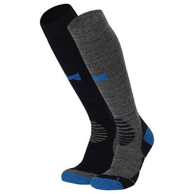 Outdoor compressie sokken - Unisex - 2-Pack - Grijs / 35/38