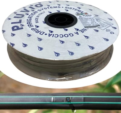 Druppelslang - Irriatie slang - Planten water geven - Zelfregulerend debiet - 250 meter - Zwart