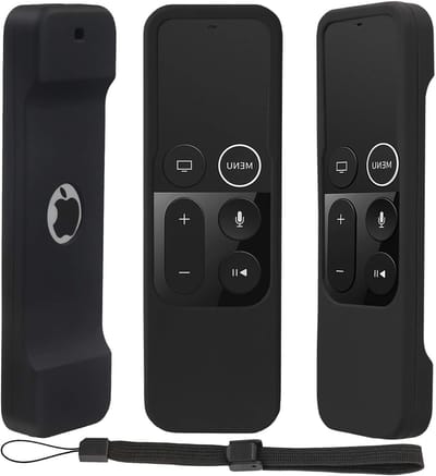 Lichte en veilige beschermhoes voor Apple TV 4K en 4e generatie - Antislip design met haken voor optimale grip en bescherming