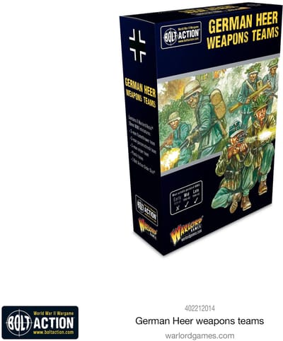 German Heer weapons teams (Bolt action nieuw)