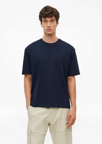 s.Oliver - male - T-shirt van zware jersey in een moderne pasvorm