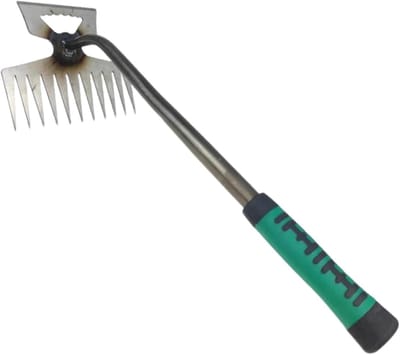 Onkruidtrekker Tuin - Handgereedschap Onkruid - Onkruid Verwijderen - Roestvrij Staal - 38 cm Lengte - Zilver