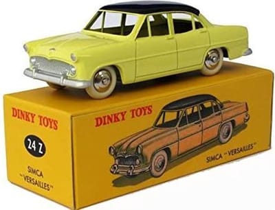 Simca Versailles yellow/black rooftop 1:43
