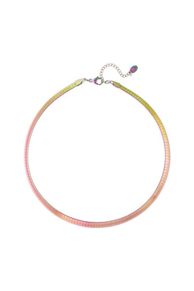 Ketting holografisch met print Multi Stainless Steel