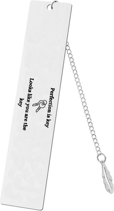 Akyol - perfection is key looks like you are the key boekenlegger - Quotes - familie vrienden - cadeau