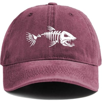 Baseballpetten met Visgraat- en Visgraatprint zijn Ideale Uitrusting Voor Casual En Minimalistisch Reizen Voor Zowel Mannen Als Vrouwen brown