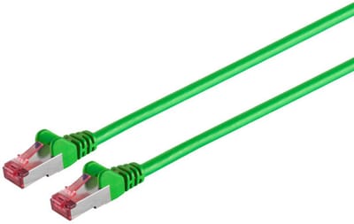 Patchkabel cat6A S/FTP PIMF Halogenfrei grün 0,25m