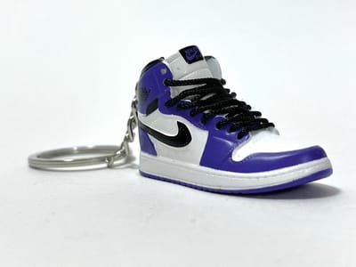 ShoeBlockX SneaKeys | Sleutelhanger | Tassenhanger | Nike Jordan High Court Purple | Sneakers | Cadeau