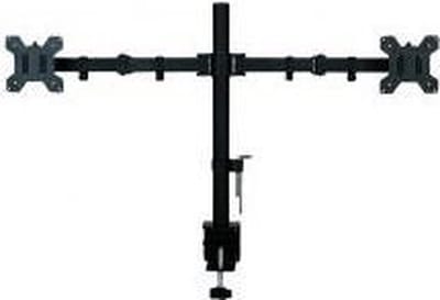 Monitorbeugel 2 schermen 13 tot 27 inch - Standaard L-02N - Klem