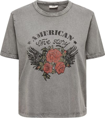 JDY - JDYFAROCK ELINA S/S PRINT TOP JRS - Dames - T-shirts