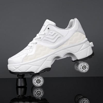 Kinderen's Wegloop Schoenen Vierwiel Student Versie 8 Tot 15 Jaar Oud Kan Lopen, Glijden en Krimpen met Rem Rollschaatsen Volwassenen Vrouwen 40