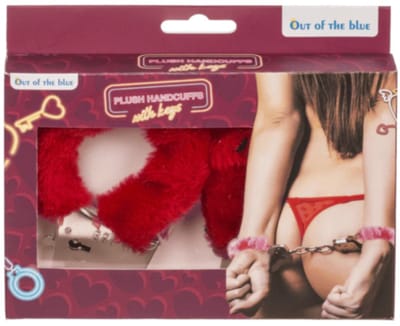 Pluche Handboeien Rood - Verstelbaar