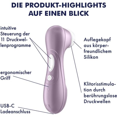 Satisfyer Pro 2 Next Generation - Luchtdrukvibrator met 11 intensiteitsniveaus - waterdicht