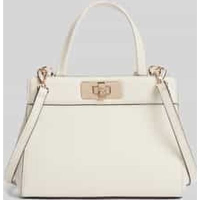 schoudertas met labeldetails