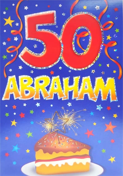 Kaart - That Funny Age - 50 jaar - Abraham - Per Stuk