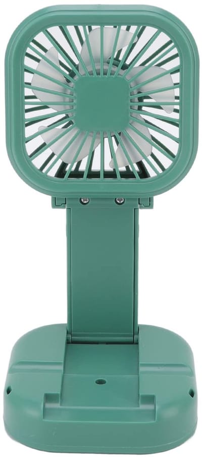 Allecto - Handventilator - Draagbare ventilator - Opvouwbaar - Groen - USB oplaadbare ventilator - Ideaal voor thuis en buiten - Compact model