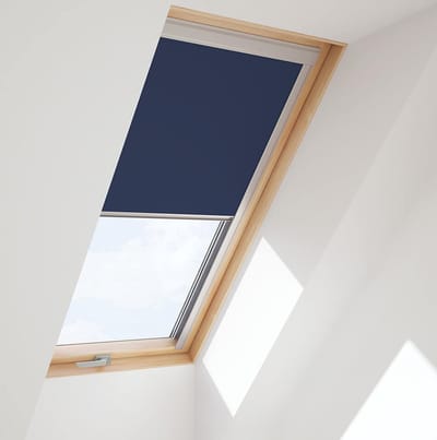 CONTRIO Standaard Verduisterend Rolgordijn voor VELUX Dakramen, M08, 308, 2, Blauw
