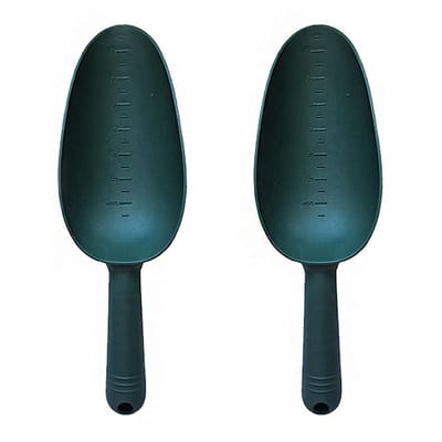 JHUBERS- Handtroffel Lichtgewicht - Tuinschepje - Tuinspade - Tuingereedschap - Kunststof - 2 Stuks 29cm - Tuinschep