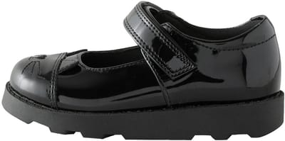 Next - Meisjes - Mary Jane-schoenen voor school met kattenprint - Zwart