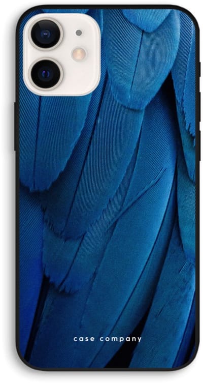 Case Company® - Hoesje geschikt voor iPhone 12 hoesje - Pauw - Biologisch Afbreekbaar Telefoonhoesje - Bescherming alle Kanten en Schermrand