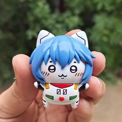 Figurines d'action Evangelions Ayanami Rei Asuka Cosplay Usagis Hachiwares Poupée Modèle Anime Ornements de Bureau Dessin Animé Jouet Cadeau pour Fans