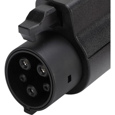 EV Laadadapter   15A Hoge Vermogen Puur Koper EV Laadstation Stekkeradapter voor J1772 Type black