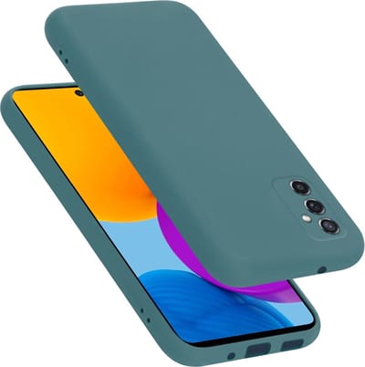 Cadorabo Hoesje geschikt voor Samsung Galaxy M52 5G in LIQUID GROEN - Beschermhoes gemaakt van flexibel TPU silicone Case Cover