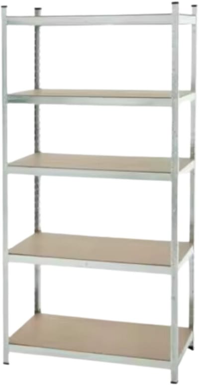 Garageplanken Quorin - 5-Tier Verstelbare Metalen Opbergplank - Racking Unit voor Loods 200x100x50cm, 875kg Capaciteit
