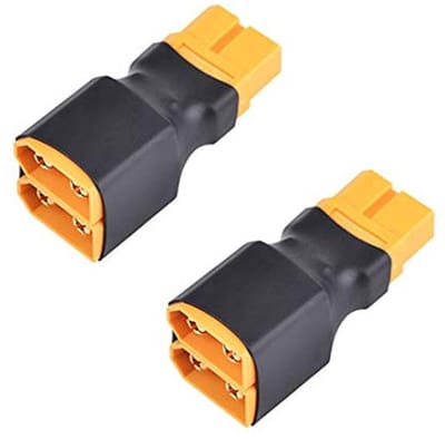 Parallel Connector 1 Vrouw naar 2 Mannen voor RC LiPo NiHM Accu's
