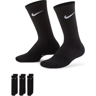 Nike - Everyday Cushioned Crew - 3 Paar Sokken - 34 - 38 - Zwart
