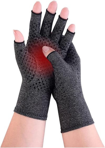 Handschoenen - 1 Paar - Maat L - Thuiswerk handschoenen - Antislip - Handschoenen - Comfortabele pasvorm - Machinewasbaar - voor Dames en Heren - Grijs