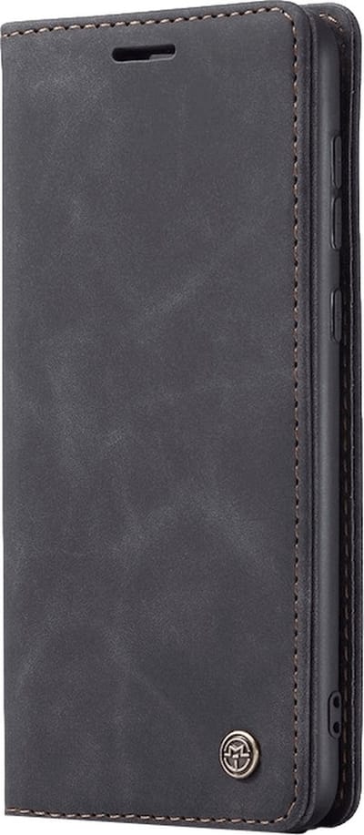 Caseme - Bookcase Zwart - Samsung Galaxy S23 Ultra Hoesje