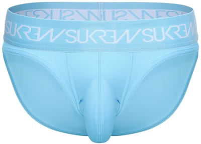 SUKREW Classic Brief Breeze Blue - MAAT M - Heren Ondergoed - Slip voor Man - Mannen Brief