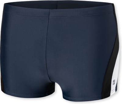 Schiesser Nautical Active Heren Zwembroek in gerecyclede tricot zijstrepen - Maat L