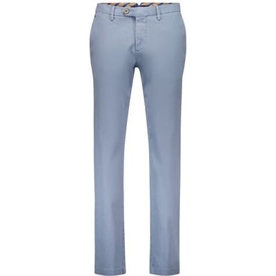 Gardeur Broek Savage-3 Sun Fade Structure New Panama Weave Comfort Stretch Blauw / male